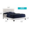 Caldwell - Queen Bed - White - Image 4