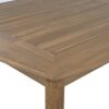 Acacia Wood Dining Table 8 Person Outdoor Table, Farmhouse Furniture For Patio, Garden, Backyard - Light Brown - Image 11
