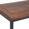 Skyler - Console Sofa Table - Dark Cognac Brown - Image 4