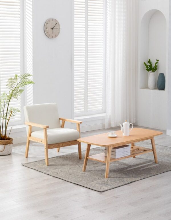 Bahamas - Coffee Table And Chair (Set of 2) - Beige