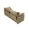 Modern Fabric Living Room Sofa With 4 Pillows Corduroy Upholstered Large Deep Seating Loveseat - Tan - Image 9