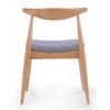 Candescent - Dining Chair With Curved Back And Wood Frame (Set of 2) - Gray - Image 7