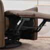 29.92" 270 Power Swivel Rocker Recliner Chair, Electric Glider Reclining Sofa With USB Ports, Power Swivel Glider, Rocking Chair Nursery Recliners For Living Room Bedroom - Brown - Image 14