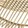 Round Table With Marble Top And Metal Base - Gold / Natural - Image 4