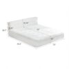 Full Mattress & Bed Frame With Cool , Innovative All In One, Pressure Relief, Motion Isolation - White - Image 3