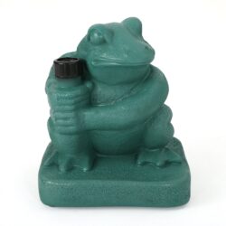 Whimsical - Frog Neptune Umbrella Base Concrete - Green