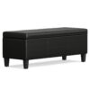 Afton - Storage Ottoman Bench - Midnight Black - Image 12