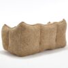 Comfortable Dual Beanbag Chair With High Resilience Foam Core For 2 People In Coffee - Coffee - Image 20