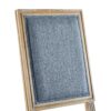 French Country Dining Chairs (Set of 2) Elegant Cane Backrest & Upholstered Seats With Fluted Legs And Weathered - Slate Blue - Image 13