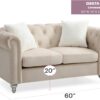 Chic Loveseat - Beige - Image 5