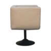 Boucle Swivel Chair - Cream - Image 10