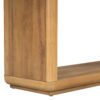 Console Table With Curved Corners And U Base Design - Natural Wood Veneer - Brown - Image 9
