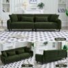Teddy Velvet Sofa For Living Rooms, Bedrooms & Offices - Green - Image 9
