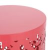 Outdoor Metal End Table Large - Coral - Image 9