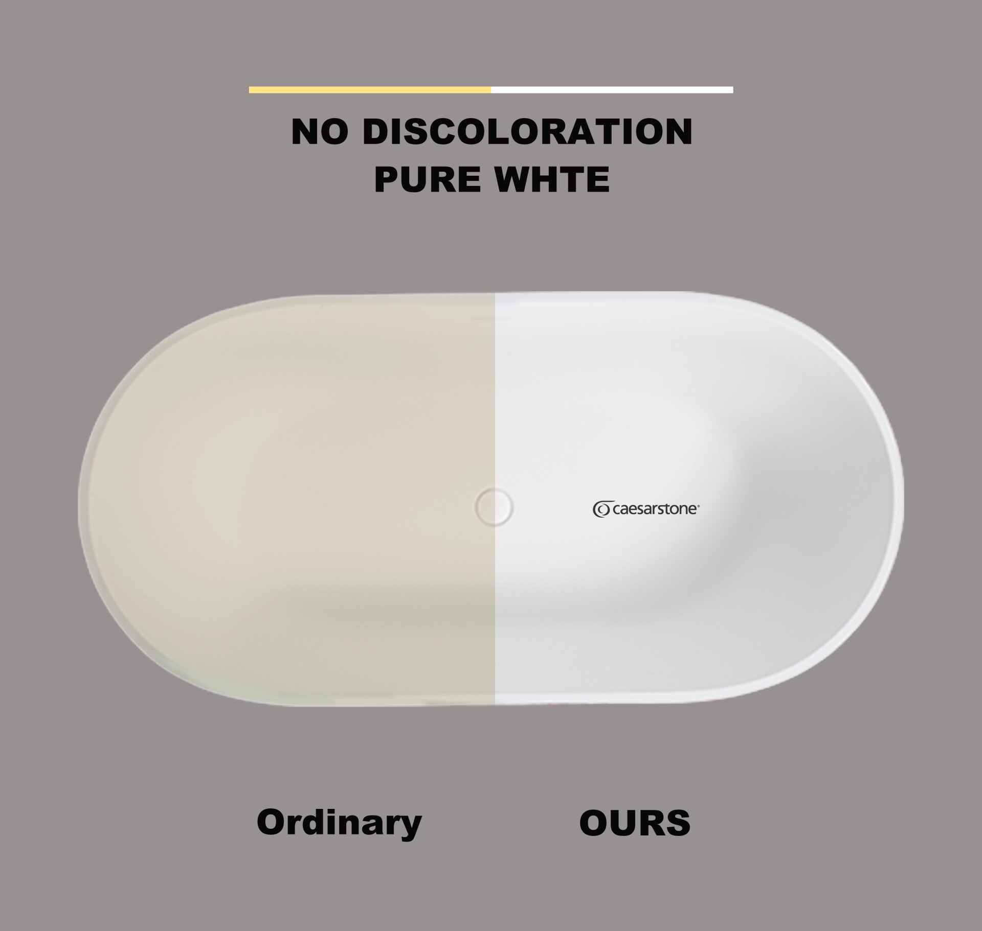 Freestanding Solid Surface Bathtub, Luxury Engineered Stone Resin Freestanding Soaking Bathtub With Overflow And Pop-Up Drain Cupc Certified, 22S04-67 - Matte White - Image 10