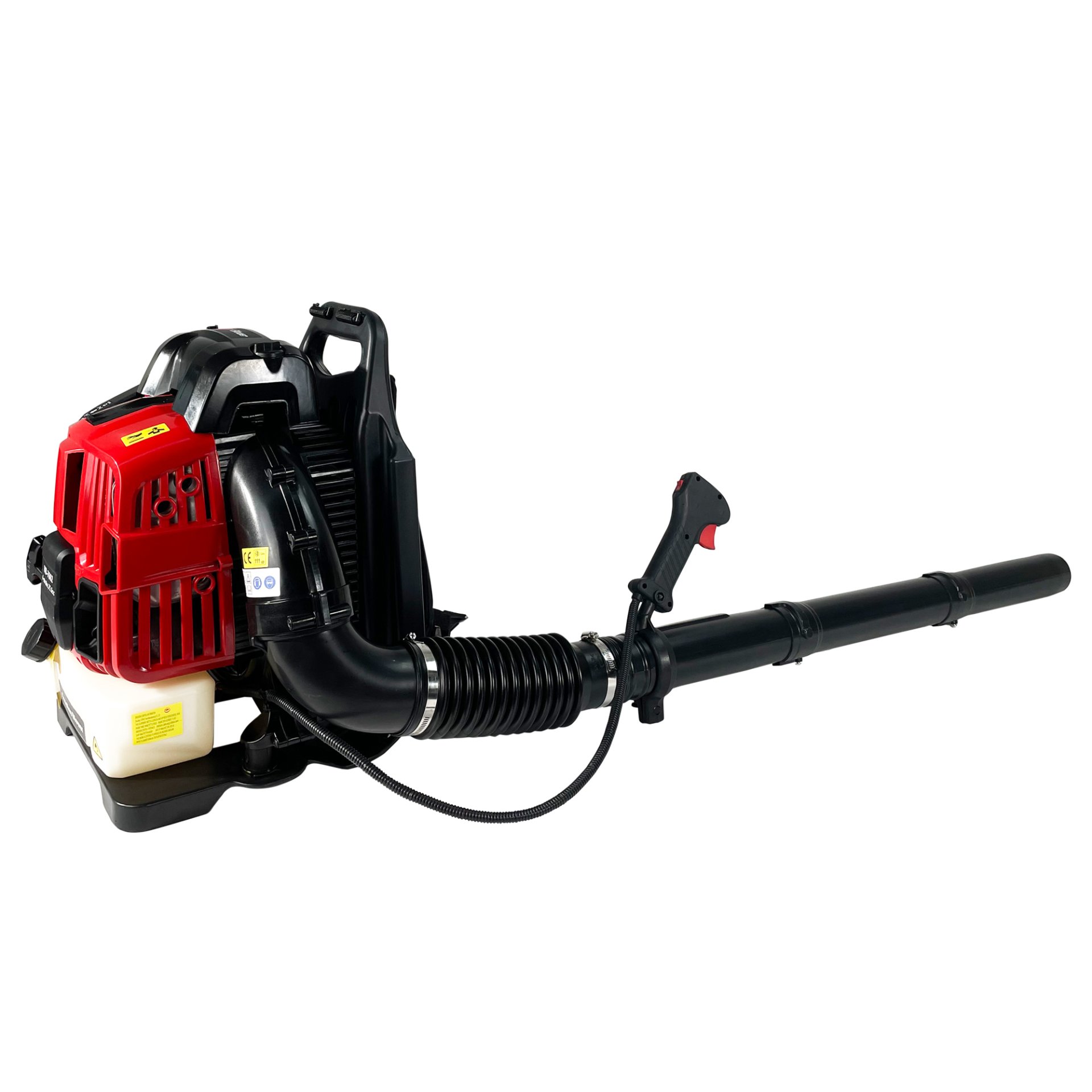 Backpack Gas Leaf Blower, 76Cc, 660Cfm, 200Mph, 4 Stroke Air Cooling Gas Backpack Grass Blower, Snow Blower Epa Compliant - Red - Image 3