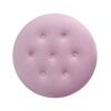 Yolanda - Round Upholstered Accent Ottoman - Lavender - Image 2