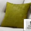 Pillows, Square, Insert Included, Decorative Throw, Hypoallergenic Polyester, Modern And Stylish Appearance - Green - Image 3