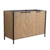 Modern Freestanding Bathroom Vanity With Adjustable Shelves - Light Coffee - Image 4