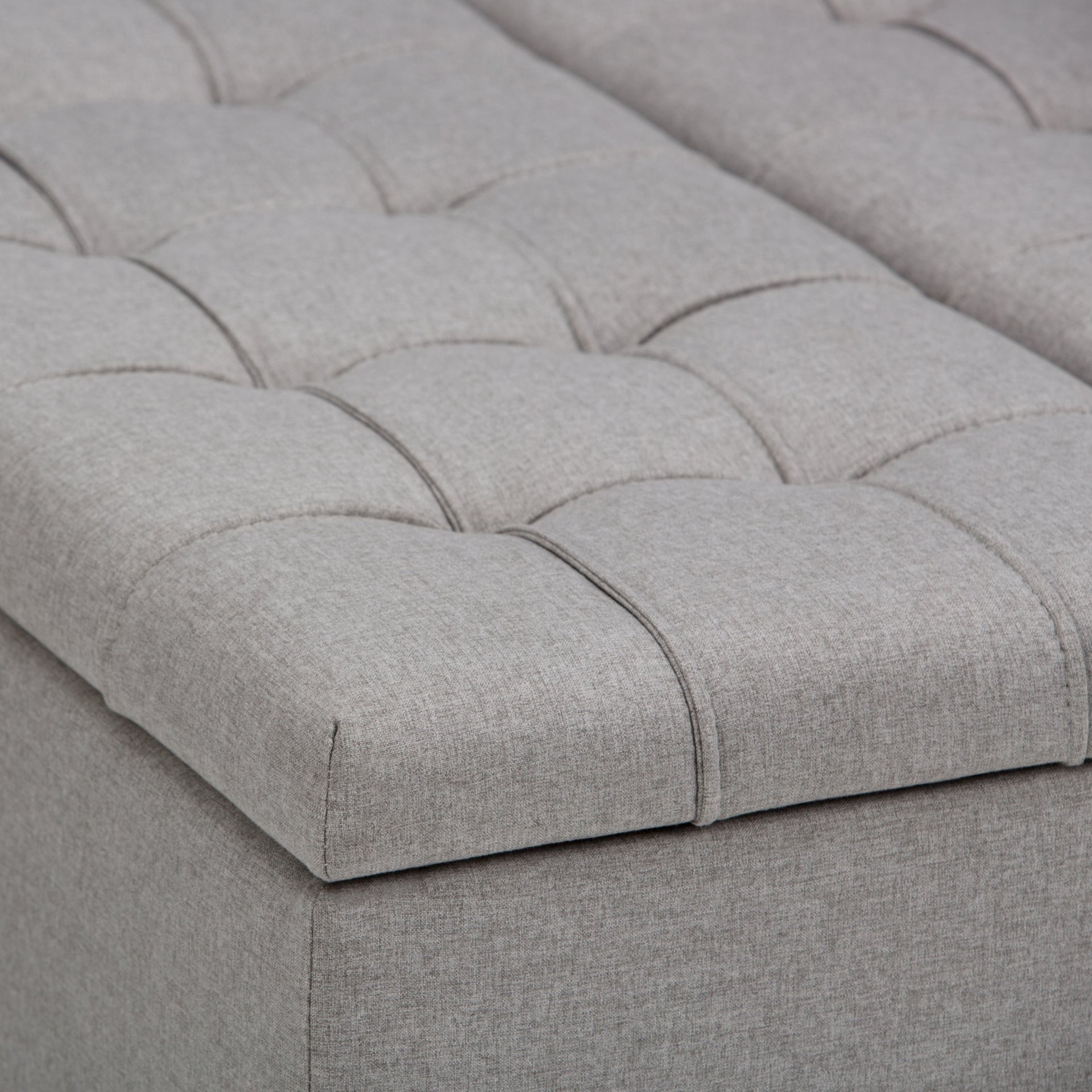 Harrison - Coffee Table Storage Ottoman - Dove Gray - Image 7