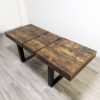 Extendable Dining Room Table For 6 8 10, Modern Farmhouse Wooden Kitchen Expanding Table, Long Large Expandable Dining Room Conference Table - Deep Rustic Brown - Image 7