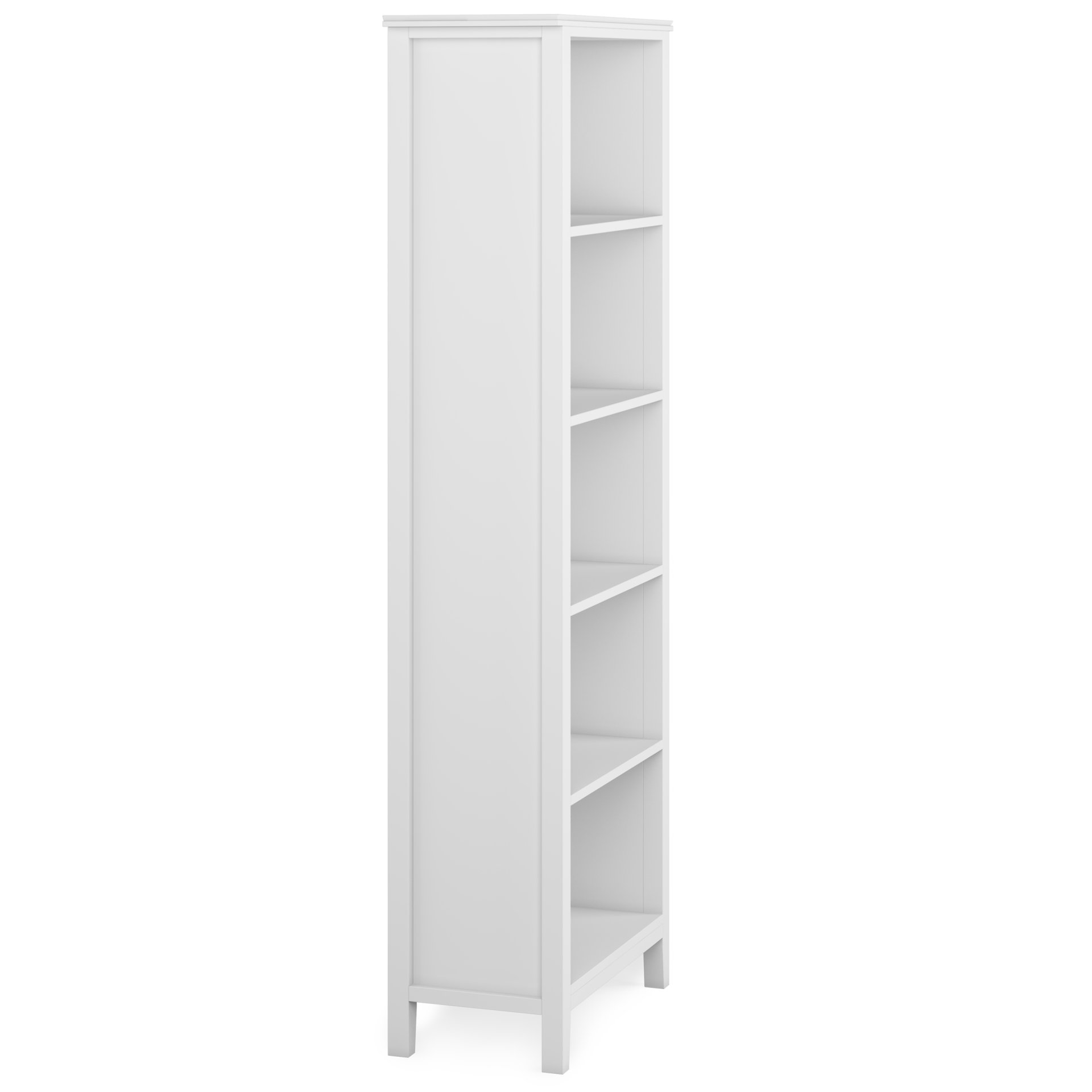 Artisan - 5 Shelf Bookcase - White - Image 4