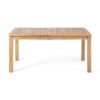Outdoor Expandable Dining Table With Square Legs - Natural - Image 4