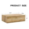 Modern Coffee Table With Smooth Light Wood Texture Patterns Material - Natural Wood - Image 3