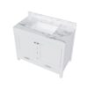 43" Bathroom Vanity Multi Functional Cabinet - White - Image 13