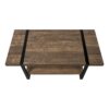 Coffee Table, Accent, Cocktail, Rectangular, Living Room, Contemporary, Modern - Brown - Image 4