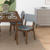 Carlos - Solid Back Side Chair (Set of 2) - Brown / Gray - Image 11