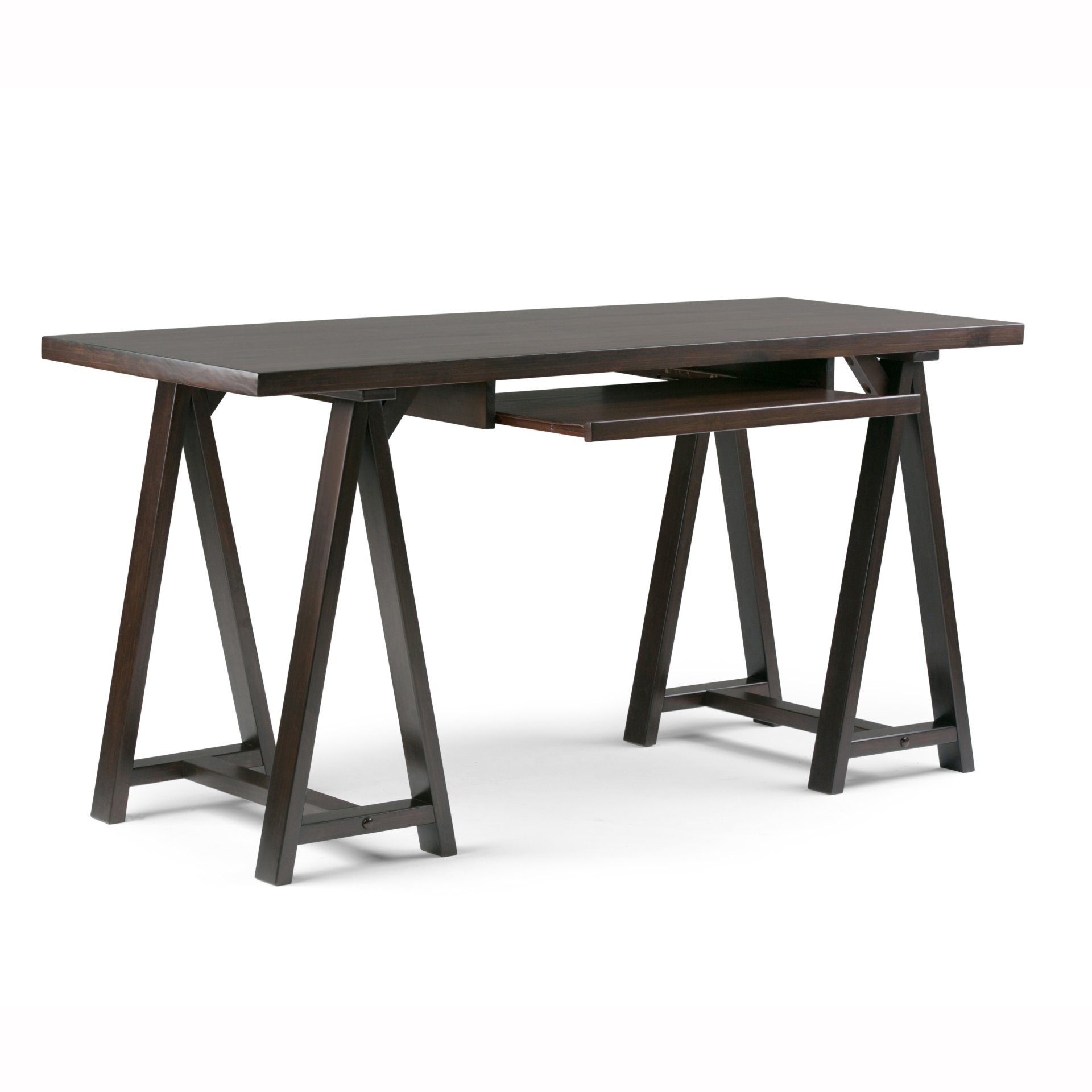Sawhorse - Desk - Dark Chestnut Brown - Image 7
