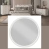 Carena - Round Mirror - Gray - Image 4