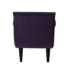 Alma - Tufted Flared Arm Entryway Bench - Purple - Image 4