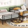 Full Long Over Queen Bunk Bed - Black - Image 16