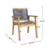 Outdoor Dining Chair (Set of 2) - Dark Gray - Image 3
