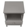 Accent End Table, 2 Tier, Storage Drawer, Transitional - Gray - Image 5