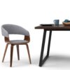 Lowell - Bentwood Dining Chair - Light Gray - Image 8