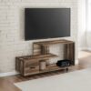 TV Stand, Console, Media Entertainment Center, Storage Drawer, Contemporary & Modern - Brown - Image 5