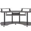 Eleazar - Music Recording Studio Desk Wood - Black Oak - Image 11