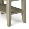 Acadian - Narrow Side Table - Distressed Gray - Image 4