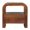 Darcy - Nightstand With Drawer And Open Shelf - Brown - Image 9