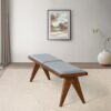 Keira - Bench - Brown / Light Gray - Image 3
