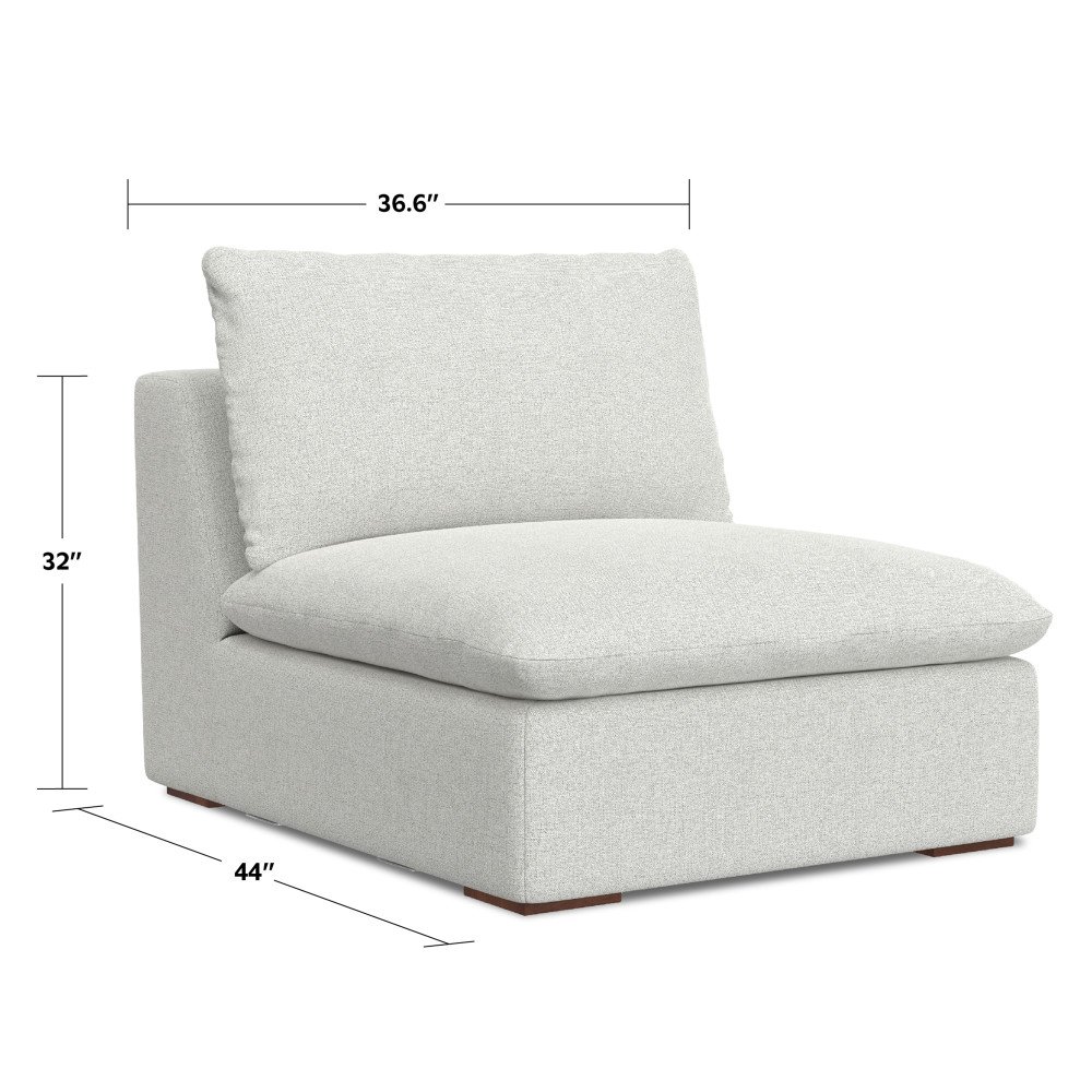 Jasmine - Center Sofa Module - Gray - Image 12