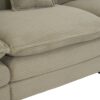 Modern Sofa Modular Sofa Couch Upholstered L - Shape Sectional Sofa With Side Storage Pockets For Living Room - Brown - Image 19