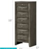 Marilla - 7 Drawer Lingerie Chest - Gray - Image 8