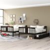 Full Over Full Bunk Bed With Drawers And Ladder For Bedroom - Espresso - Image 13