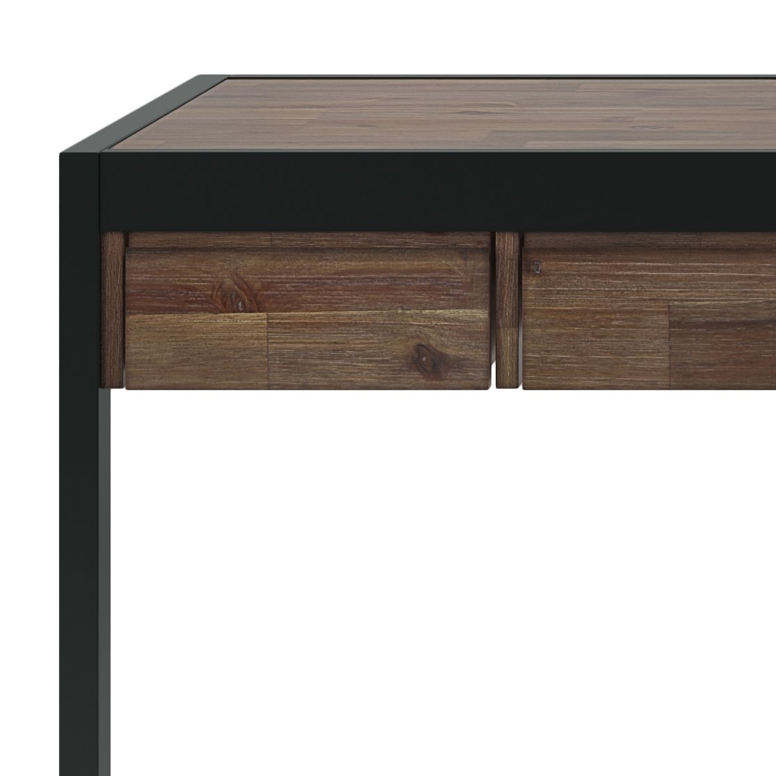 Erina - Small Desk - Rustic Natural Aged Brown - Image 3