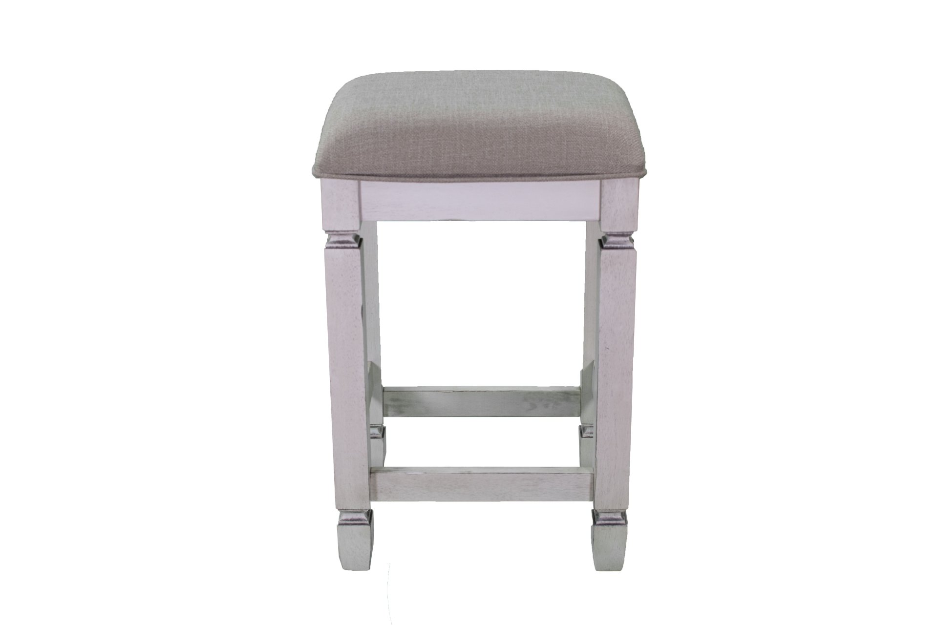 Console Table With 4 Stools - Antique White - Image 2