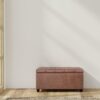 Sienna - Storage Ottoman Bench - Brown - Image 5